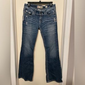 BKE Women’s Sabrina Fit Flare Jeans - Size (30x31 1/2)